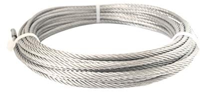 Edelstahlseil 7x7, 10m, 3mm Ø, V4A Seil Edelstahl AISI 316, rostfrei, mittelweich, mittlere Dehnung - Tecklenborg, Kegel GmbH