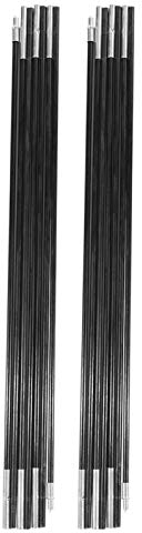 SALUTUYA Fiberglas Camping Zeltstange Teleskopische Planenstangen Einstellbare Zeltstangen Ersatz Outdoor Markisenrahmen Kit für Campingzelt