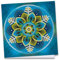 Ideen mit Herz Diamond-Painting-Grußkarte | 16 cm x 16 cm | 370 g/m² | Inkl. Umschlag & Werkzeug (Mandala 4)