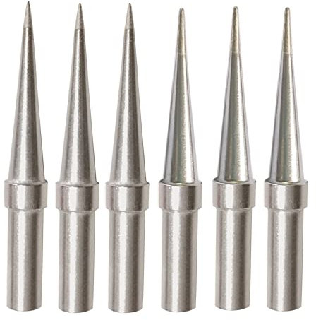 ShineNow ET Soldering Tips Replacement Weller Soldering tip for Weller WESD51 WES51 WE1010 PES51 WEP70 ETO ETS 6pcs Pack