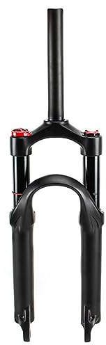 LUNJE 20 Zoll Fahrrad Federgabel 80mm Federweg BMX MTB Luft Gabel 1-1/8'' Straight Scheibenbremse Fahrradgabel Manuelle Sperre QR 9mm