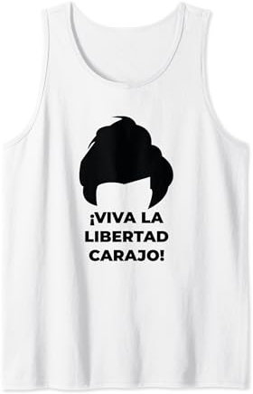 Es lebe La Libertad Carajo! - Javier Milei - Peluca Milei Tank Top