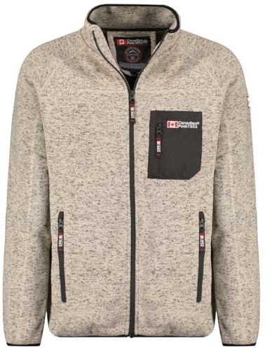 Canadian Peak Titleak_Men - Men's Warm Mid Thick Fleece Zip - Men's Autumn Winter Spring Warm Jacket - Long Sleeve Sweater Soft Comfort Outdoor