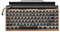 GYSURYB Retro Typewriter Keyboard Wireless Bluetooth Mechanical Keyboards 83 Keys Computer Keyboard for Laptop PC Gaming