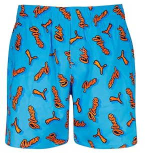 Puma Jungen Club House Shorts, Blue/Orange, 164 EU