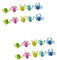 KOMBIUDA 20 STK Monster- Fingerpuppen für Kinder dehnbares Spielzeug winzige Fingerhände Kinder Puppen kinderpuppe Mini Fingerkreaturen Spielzeug gruselige Alien-Spielzeuge