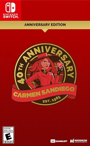Carmen Sandiego 40e anniversaire Edition Nintendo Switch