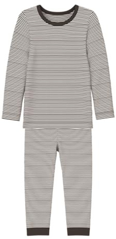 NAME IT Mädchen Nmnnightset Stripe Rib Noos Nmnnightset Stripe Rib Noos (1er Pack)