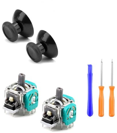 Joystick Replacement Kit for Xbox One S/X Controller S Controllers Thumbstick Replacement 3D Analog Joystick Module Sensor Repair Tools Kit for Xbox One