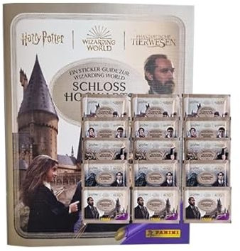 Panini Harry Potter Sticker Guide 3 Schloss Hogwarts / 1x Stickeralbum + 15x Stickertüten (Deutsche Version)