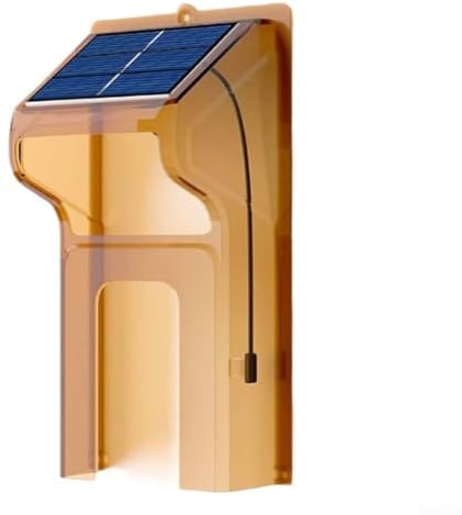 Campanello a energia solare senza fili, ricarica solare con copertura impermeabile, citofono bidirezionale, telecamera di sicurezza wireless per visione notturna (copertura per campanello)