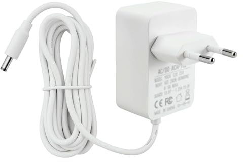 15W Netzteil für Echo Dot(3rd 4th 5th Gen) RUIZHI 12V 1.25A Netzkabel, Netzteiladapter für Echo Dot Kids Edition, Ladekabel Netzteil für Echo Spot,Echo Show 5 Cube Netzadapter, 1.5M Ladekabel(Weiß)