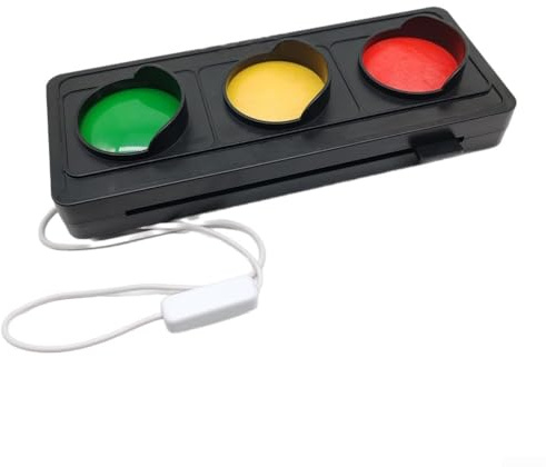 USB Statusanzeige Schreibtisch Ampel mit rot gelb grün Lampe für Verfügbarkeitssignal, Nicht stören, Bürotür oder Besprechungsraumanzeige, Home Office