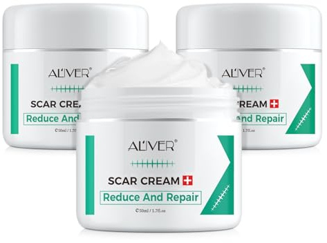 P-Beauty Narbencreme 3x 50ml- Narbengel & Narbensalbe für Gesicht & Körper aus Pflanzenextrakten & pflegenden Ölen - Narbenpflege OP Narben, Aknenarben, Dehnungsstreifen - Narben Reduktion Creme