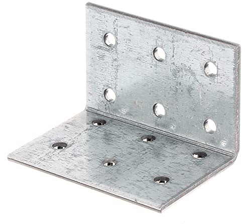 Alberts 330651 Lochplattenwinkel | sendzimirverzinkt | 40 x 40 x 60 mm