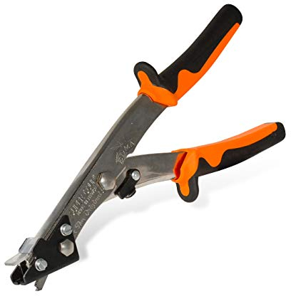 EDMA - Supercoup NR1 - Roditrice per Lamiera con Rompitruciolo Integrato - Cesoie Manuali per Lastre di Lamiera - Capacità di Taglio da 0,6 a 2 mm - 11055 - Per Uso Professionale e Fai da Te