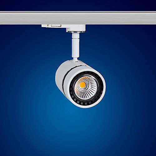 Mextronic 12 Watt LED 3-Phasen-Strahler/LED-Schienenleuchte warmweiß