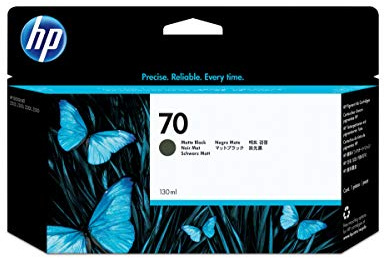 HP (3-PACK) OEM 70 130-ml Matte Black Ink Cartridge, P/N: C9448A
