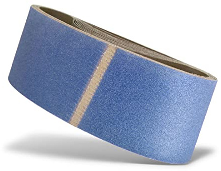 MENZER Blue Schleifbänder 610 x 100 mm (10 Stk.) K120 | f. Handbandschleifer, Zirkonkorund