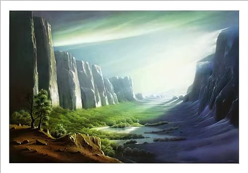 Kunstdruck/Poster: Hans-Werner Sahm Schatten-Seite - hochwertiger Druck, Bild, Kunstposter, 100x70 cm