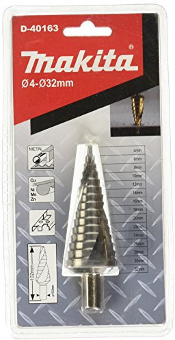 Makita D-40163 - Broca escalonada espiral 4-32mm HSS