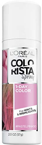 L'Oreal Paris Colorista Colorant capillaire en spray 1 jour, rose pastel, 56,7 g