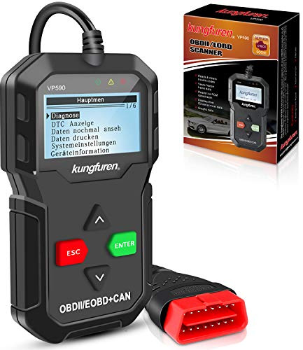 OBD2-Scanner, OBD-2-Leser, klassisches verbessertes Universal-Kabel, Auto-Motor-Fehlercode-Scanner, OBD-Diagnosegerät für alle OBDII-Protokollautos
