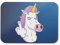 BLAK TEE Angry Unicorn Finger Mouse Pad 18 x 22 cm in 3 Colours Blue