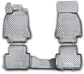 Element Passgenaue Premium Antirutsch Gummi Fußmatten - Jaguar XF, schwarz