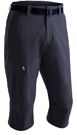 Maier Sports Jennisei, Kurze Herren Wanderhose, Wasserabweisende Capri | Für Trekking und Hiking, mSTRETCH pro 4 für mehr Komfort, Dryprotec für schnelles Trocknen, Perfekt für den Sommer