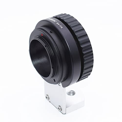 B4-FX Objektiv Adapter Adapterring,für B4 2/3 Objektiv Kompatibel für FX (X-Mount) Kamera:X-A1,X-A2,X-A3,X-A10,X-M1.X-T1,X-T2,X-Pro1,X100F,X100T,X70,X30,XQ2,Mit Stativ
