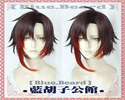 Neuankömmling Rwby Cosplay Ruby Rose Perücken Rot Hitzebeständige Synthetische Haarperücke