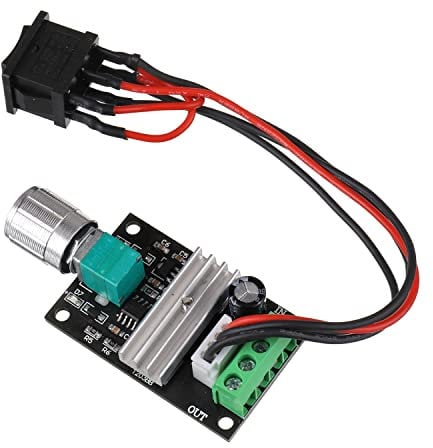 BOJACK 6V 12V 24V 28V 3A 80W DC Motor Speed Controller (PWM) Speed Adjustable Reversible Switch 1203BB DC Motor Driver Reversing