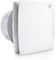Lospitch Badlüfter 150mm Silent Abluftventilator mit Feuchtigkeitssensor weiß Wandventilator, einstellbarer Nachlaufzeit, mit Timing, für Bad Küche Keller Vorratsraum WC Badezimmer
