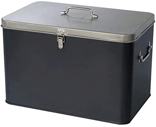 OLOTU Caja de Pan Panera de Gran Capacidad de 12,8 l, panera de Metal para encimera de Cocina, contenedor de Almacenamiento de Cocina, Soporte de Pan Vintage Panera