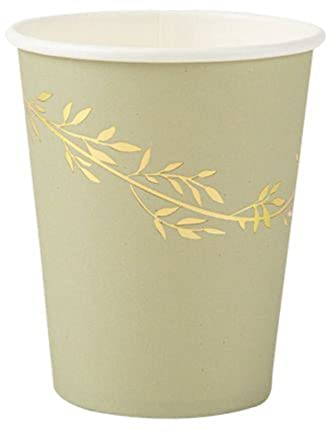 Artifetes 8 GOBELETS CARTON JOLIS BRINS 255ML VERT SAUGE