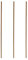 Rebower Asta Interamente Filettata Tutta Filettatura Ottone Asta Barra Perni, [per Morsetti e Bulloni a U] - M3 x 250mm Maschio Filettatura 0.5mm Passo/Oro/3pz