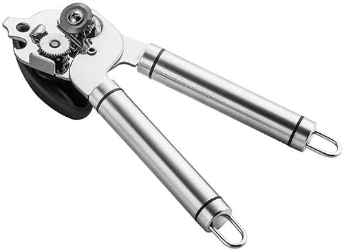 Stainless Steel can Opener Multifunctional Manual can Opener, for Open Milk Powder cans and Fruit Cans