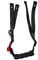 Amagogo Helm-Kinnriemen, Verstellbarer elastischer Riemen, Nylon-Schutzhelm-Kinnriemen mit Schnalle zum Klettern, Fahrradhelm, Radfahren, Softball, Schwamm-Kinnpolster
