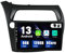 SXAUTO - 6G+128G - Android 14 IPS Autoradio para Honda Civic (2006-2012) - Inalámbrica CarPlay/Android Auto/DSP - LED Cámara + Mic - Dab 360-CAM Volante Fast-Boot WiFi - 9 Pulgada 2 DIN