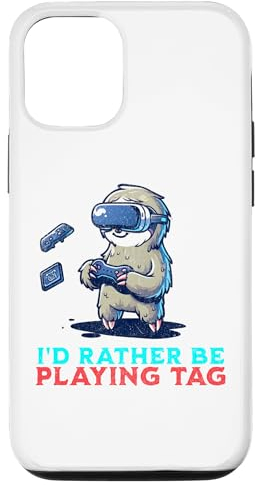 Hülle für iPhone 15 VR Sloth: Ich würde lieber Tag spielen