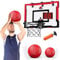 24 x 16 Large Basketball Hoop Indoor, Basketball Hoop with Scoreboard, Big Basketball Toys Gifts Ideas for Man Kids Teens Adults Boys Girls - Red