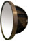 Armoire De Toilette 50/60/70cm Armoire De Toilette Ronde en Bois Miroir Mural avec Étagère À 3 Niveaux - Economiseur D'espace(Brown,50cm/19.6in)