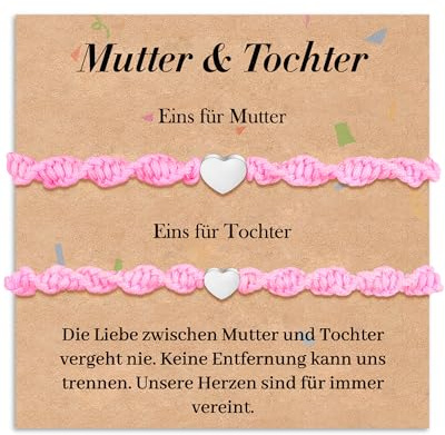 SUNSH Mutter Tochter Geschenk, Mutter Sohn Armband, Muttertags Geschenk, Geschenke für Mama Tochter Sohn, Weihnachten Geburtstag Muttertag, Liebes Dinosaurier Armband