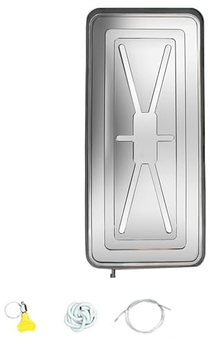 GBPLDMAQ Bac Condensat Clim avec Conception de Dérivation, INOX Climatiseur Bac de Vidange Portable, Bac Condensat pour Climatisation avec Kit de Tuyau de Vidange(93x44cm/37x17in)