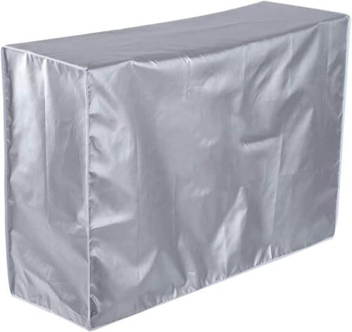 Couvercle de Protection pour Climatiseur, Housses de Climatiseur pour l'hiver Extérieur, Anti Poussière Anti-Neige Imperméable Housse pour Climatiseur de Maisons (105×40×75cm)