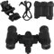Kopeetechy Taktische Airsoft PVS31 Dummy Nachtsichtbrille Modell mit Halterung, Keine Funktion NVG Binokular Nachtsicht für Taktische Helm NVG Mount, CS Spiel, Cosplay Prop (Schwarz)