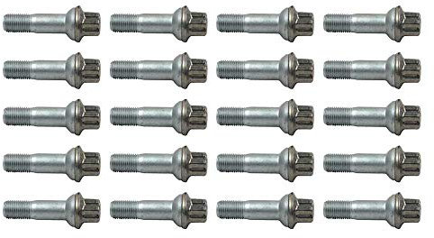 Woosphy 20x Radschraube Radbolzen Ersatz für GL GLE GLK S M R-Klasse W221 W166 W164 C216 X166 M14 x 1.5 0009902207 0009905407
