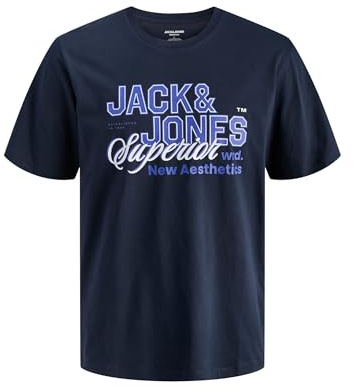 JACK & JONES Herren Jjelogo Tee Ss O-Neck 2 Col Ss26 Sn Jjelogo Tee Ss O-Neck 2 Col Ss26 Sn (1er Pack)