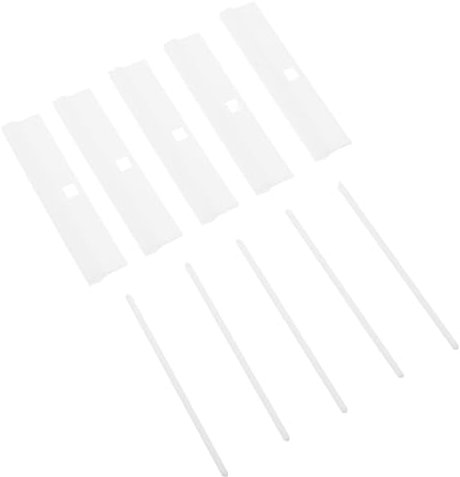 RORPOIR Vertikaljalousie Ersatzteile 20 Stück 89mm PVC Lamellenhalter Aufhänger Zubehör für Fensterjalousien Schnelle Installation Pflegeleicht für Heimreparaturen